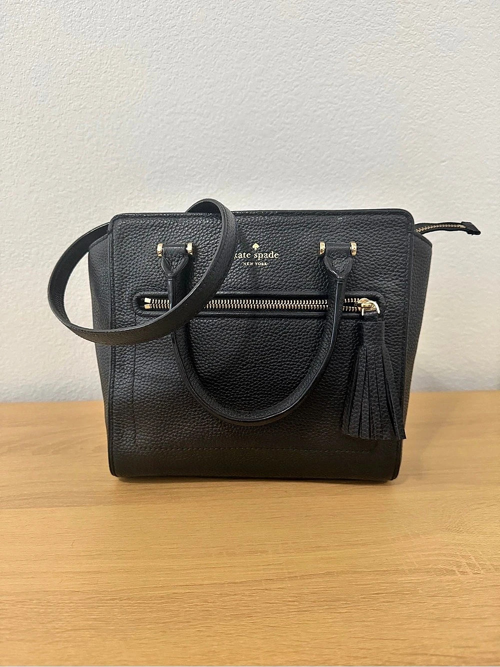 kate spade new york Black Satchel Like New